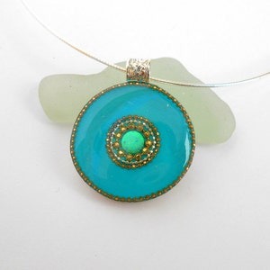 Petrol Halskette, Türkis Opal Anhänger, Sterling Silber Anhänger Halskette, Muttertag Geschenk, Sterling Silber Anhänger, elegante Opal Halskette