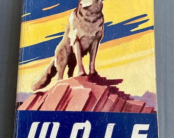 Vintage 1957 Official Boy Scouts Wolf Cub Scout Book | Retro Youth Manual | Mid-Century Memorabilia