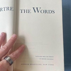 Vintage Jean-Paul Sartre &quot;The Words&quot; | 1964 First US Printing | Existentialist Memoir | George Braziller Publisher