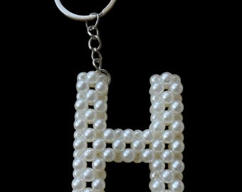 INNERDIVA Dual Clip 'LOVE' Pearl Keychain - Silver-Plated Bag Charm For Purse - View #8
