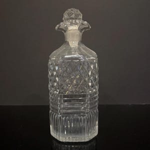 Antique Georgian Glass Decanter 19th century