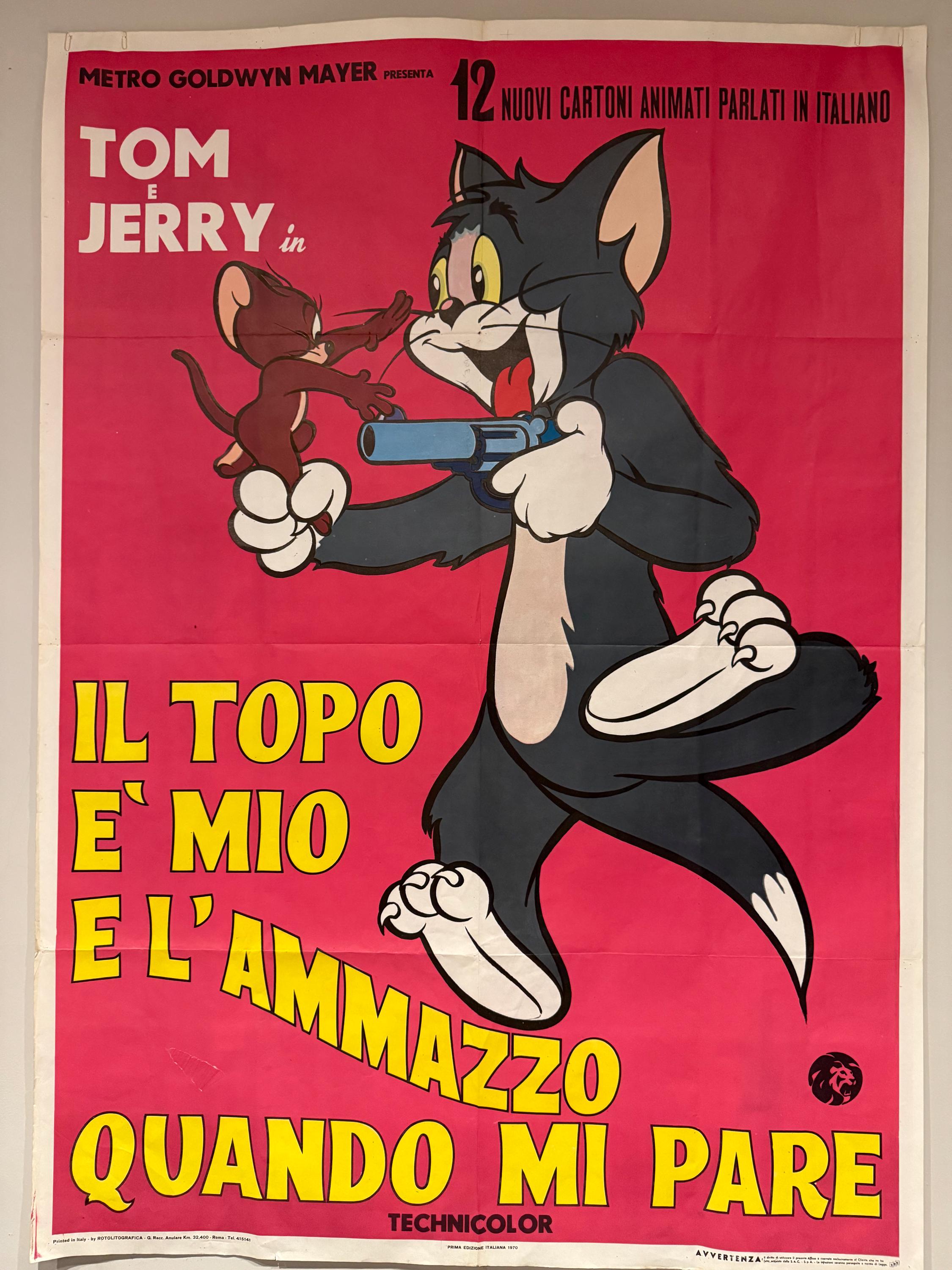 イタリア版☆ビンテージ！「トムとジェリー」「Tom and Jerry