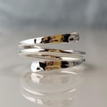 Hammered Sterling Silver Adjustable Wrap Ring, Boho Thumb Ring product logo