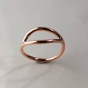 Pure Copper Ring - Copper Wire Ring - 100% Pure Copper Therapy Ring for Pain Relief - Healing Copper Jewelry - Handmade Copper Ring
