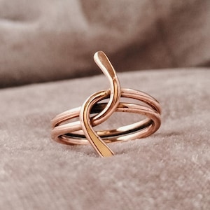 Pure Copper Wrap Ring - Copper Adjustable ring - Finger Ring - Solid Copper Ring - Healing Copper Jewelry - Toe Copper Ring - Gift For Her