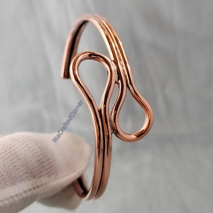Copper Bangle Bracelet - Adjustable Copper Bracelet - Copper Cuff Bracelet - Women&#39;s Copper Cuff - Copper Arthritis Bracelet - Gift For Her