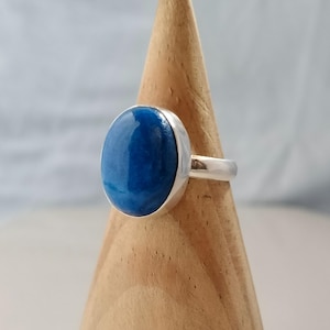 Lapis Lazuli Ring, Handmade Ring, 92.5% Sterling Silver Ring, Lapis Silver Ring, 925 Solid Sterling Silver Ring, Boho Ring, Ring for Women