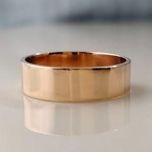 Solid Copper Band Ring, Wedding Band Ring, Men&#39;s Simple Copper Band Ring, Copper Thumb Ring, Anxiety Ring, Arthritis Copper Jewelry