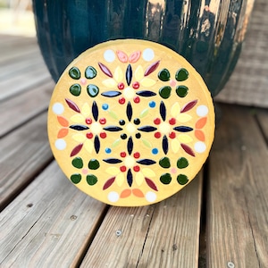 Mozaïek opstapje - Scandinavisch design - tuindecoratie