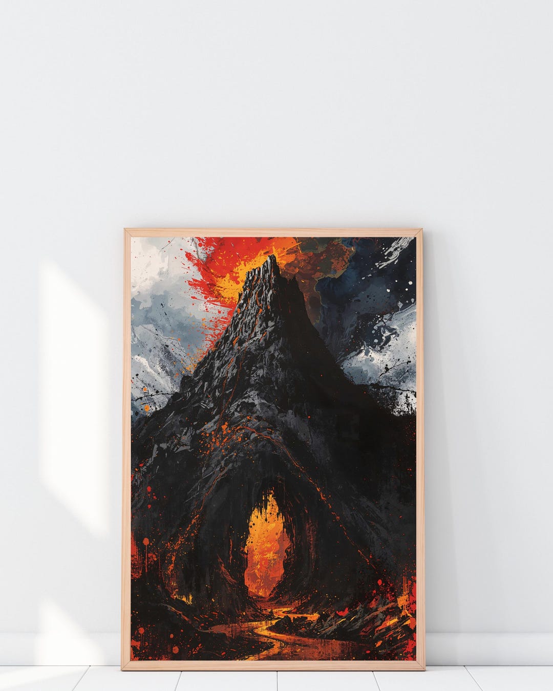 Mount Doom - Lord of the Rings Fan Art – Fantasy Poster - Digital ...