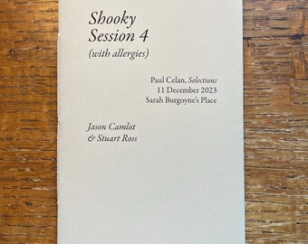 Jason Camlot and Stuart Ross | Shooky Session 4 (with allergies)