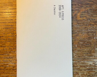Apt. 9 Press 2009 – 2024: A Checklist