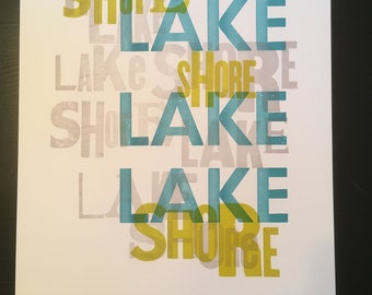 Wake - Woodtype Broadside