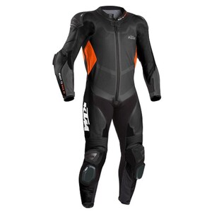 Genuine Leather KTM Race Suit for Men – Black Cowhide Motorbike Apparel