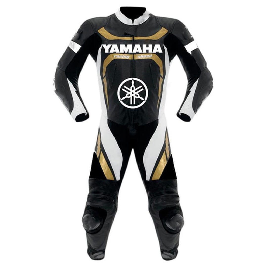 Yamaha Motorcycle Racing Suit for Men | Motogp Leather Biker Gear ...