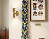 Geometric Macrame Wall Hanging Pattern, Candoli Knot PDF, Bohemian Decor (Digital Download)