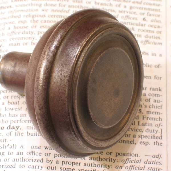 Single Vintage RING Door Knob - Antique Doorknob Hardware