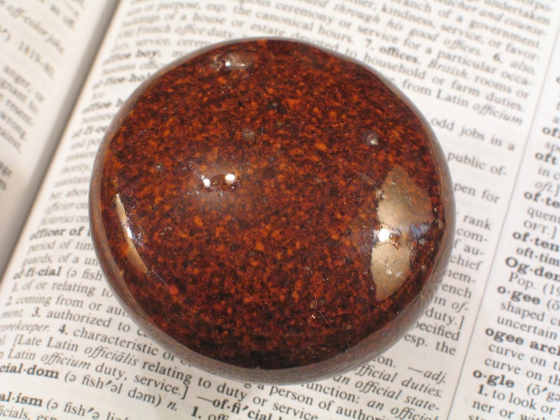 Antique Victorian Doorknob Hardware Vintage SPECKLED Brown Porcelain Mineral Door Knob for Rim Lock