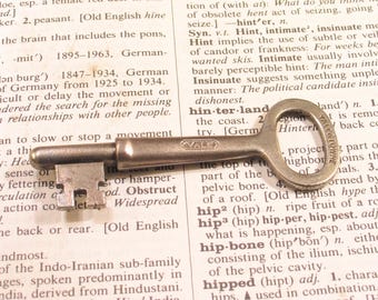 Vintage Skeleton Key Y&T 2-9/16" Long YALE TOWNE Antique Door Mortise Lock Hardware