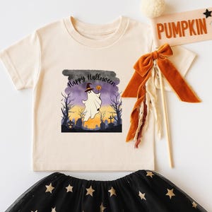 Halloween Ghost Youth Short Sleeve Tee