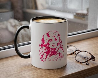 Taza "Sírvete una taza de ambición" / Taza de café de cerámica de 325 ml (11 oz) y 444 ml (15 oz).