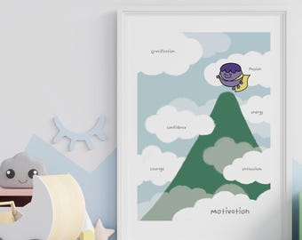 EmotionBerry Kids Feelings Poster: SEL Calm-Down Corner (Digital Download)