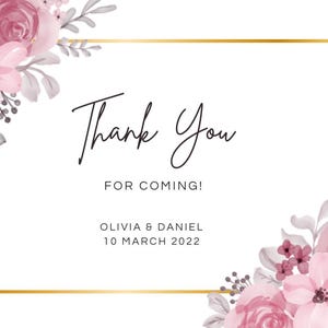 Thank you card