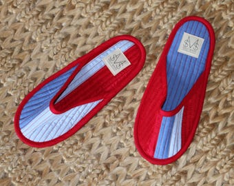 Patron de couture de chaussons en patchwork matelassé | Modèle unisexe (PDF)