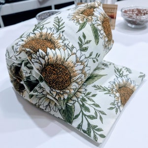 Reusable heated Neck wrap heating pad Gift for her. Rice Bag for stress relief and relaxation Gift for teacher or college student.