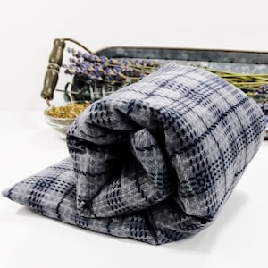 Herbal Aromatherapy heat wrap Flax seed rice heating pad Gift for boyfriend. Washble cover microwave heating pad microwave heated neck wrap