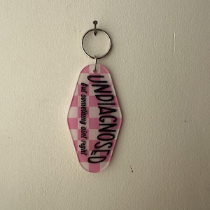 Motel Style Keychain