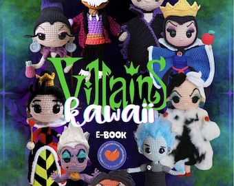 Ebook Kawaii Villans | PDF download | Pattern Pdf| (ENG/ESP)