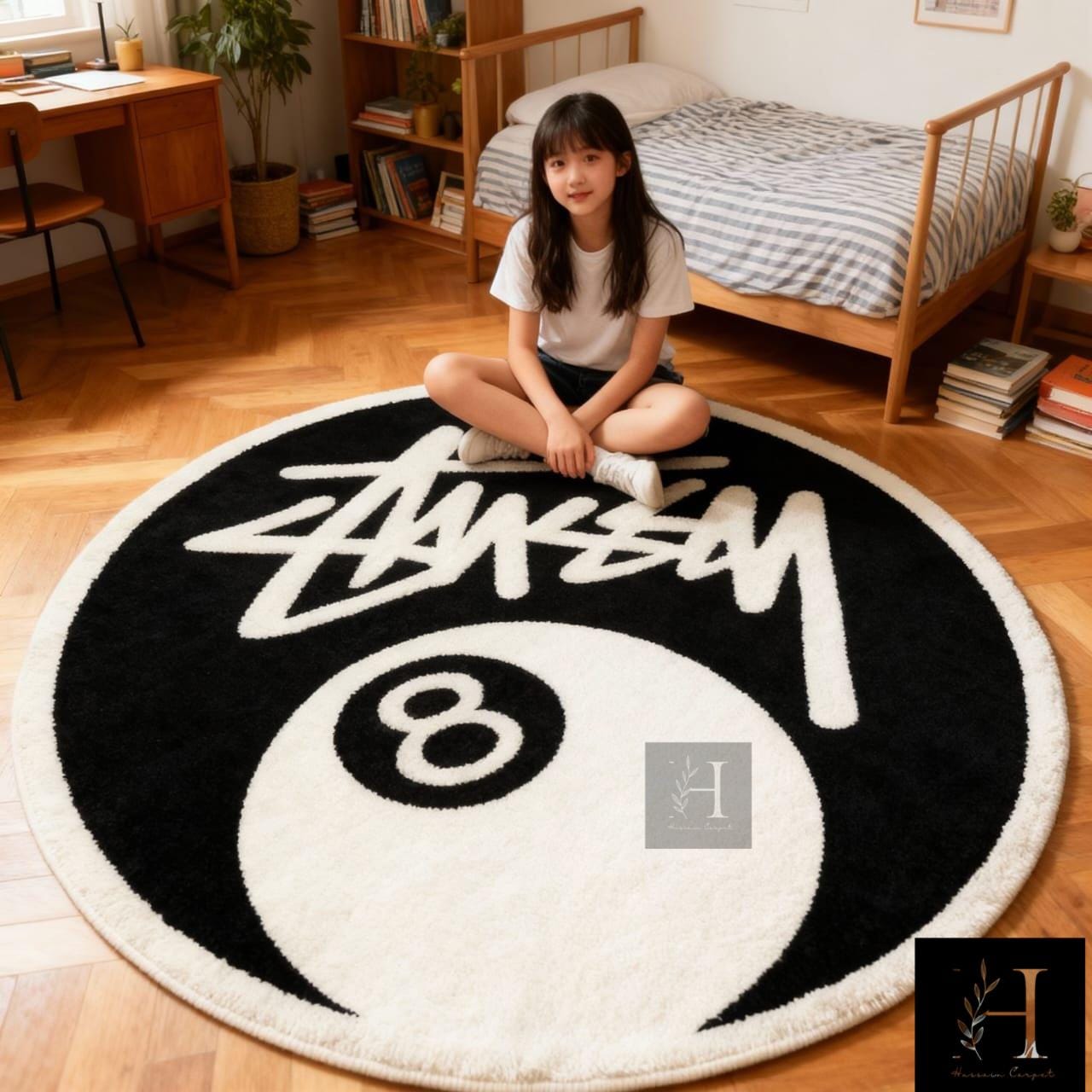 Stussy 8 Ball Rug - Etsy