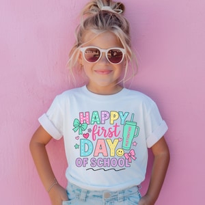 Happy First Day Of School Png, First Day Of School Png, 1st day Of School Png, Back To School Png, First Day of School Gift for Teacher