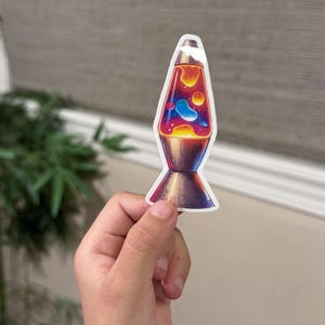 Lava lamp, lava lamp sticker, colorful lava lamp