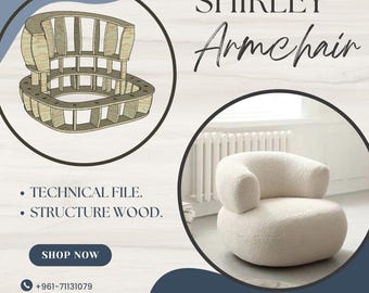 Shirley Armchair CNC  Files