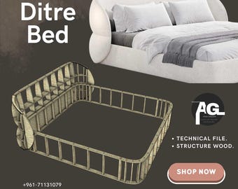 Arquivo de projeto CNC para cama Ditre (dxf)