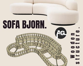 Bjorn Corner Sofa cnc desgins