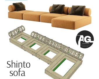 Arquivos CNC para sofá Shinto