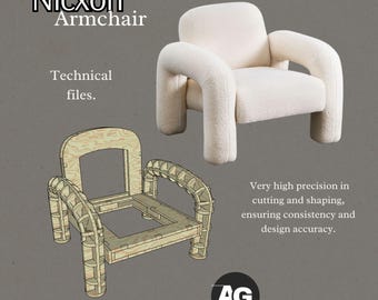 Arquivo CNC para Poltrona Nicxon