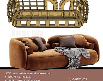 Nordic ( Sofa & Armchair ) CNC  Files