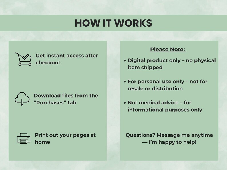 Instant download Chronic Illness Planner — print at home or edit in Canva, track health, routines, and medical information