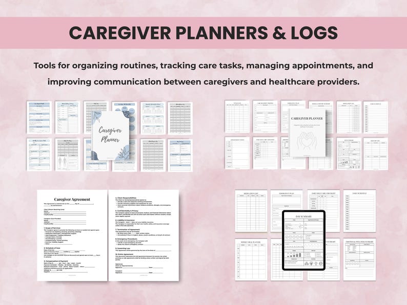Whole Shop Bundle for Chronic Illness, Medical Logs, Symptom Trackers ...