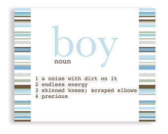 Boy Art Print, Boy Nursery Print, Baby Boy Gift, Baby Shower Gift, Boy Bedroom art