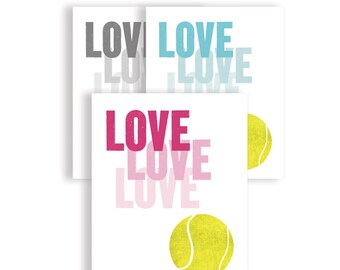 Love Tennis, Tennis Art, Sport Art, Art Print, Wimbledon Art