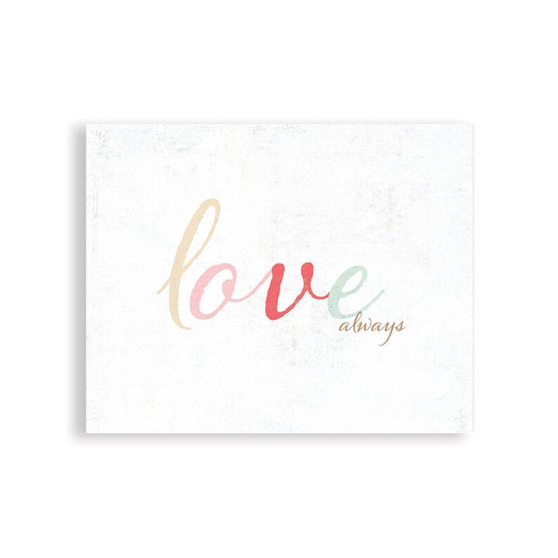 Wall Art, Love Always, Love Art, Love Poster image 1