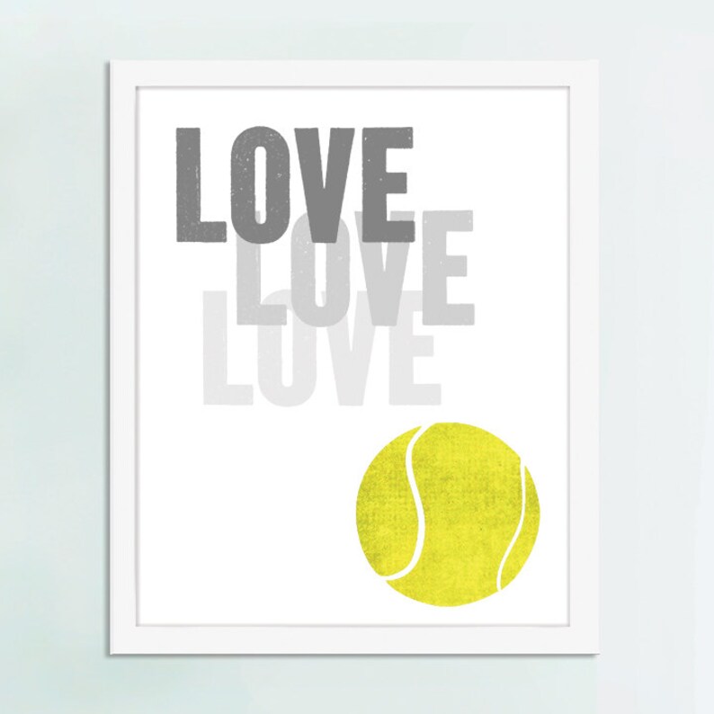 Tennis Art, Sport Art, Art Print, Wimbledon Art, Tennis Gift image 4