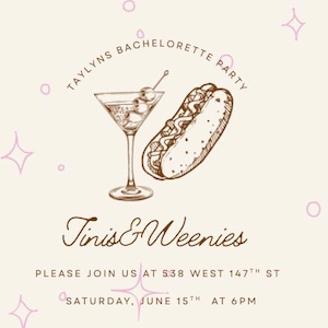 Tinis & Weenies