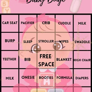 Baby Shower Bingo