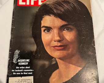 Vintage Life Magazine May 29 1964 • Jacqueline Kennedy Cover • JFK Mementos Issue • Historic Collectible
